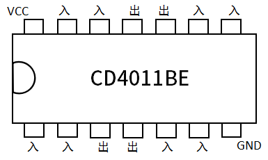 CD4011BE示意图